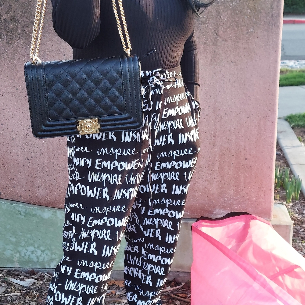 Classic Quilted black handbag